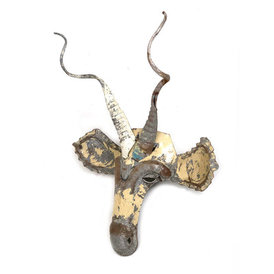 Kudu Animal Mask - Recycled Metal Wall Art by Mbare Ltd - product image 6 for Resin Society