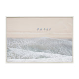Sylvie Five Umbrellas Framed Canvas by kateandlaurel - main product image for Resin Society