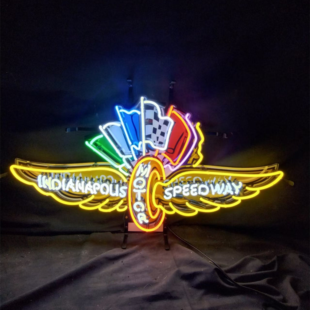 Indianapous Motor Speedway Neon Sign Light by Neon Signs Land - main product image for Resin Society