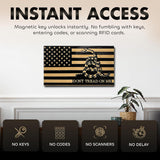 Dont Tread on Me Concealment Shelf by Bellewood Designs - product image 3 for Resin Society