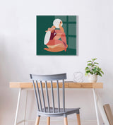 How the Sun Loves the Moon Floating Acrylic Art by kateandlaurel - product image 9 for Resin Society