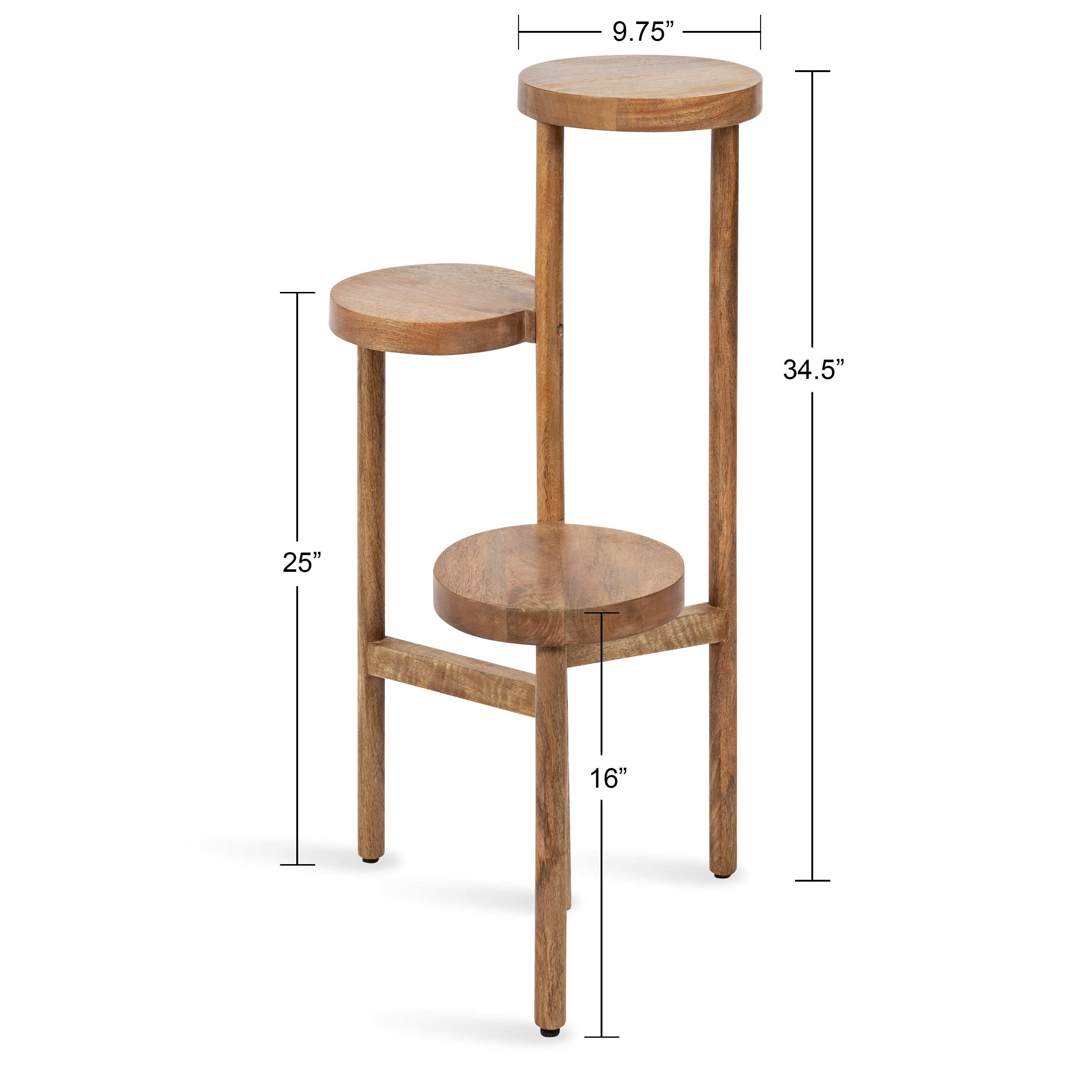 Fitley Wooden Plant Stand by kateandlaurel - product image 2 for Resin Society