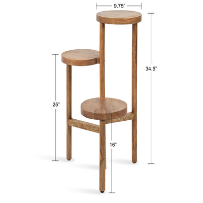 Fitley Wooden Plant Stand by kateandlaurel - product image 2 for Resin Society