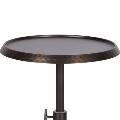 Sanzo Adjustable Metal Drink Table
