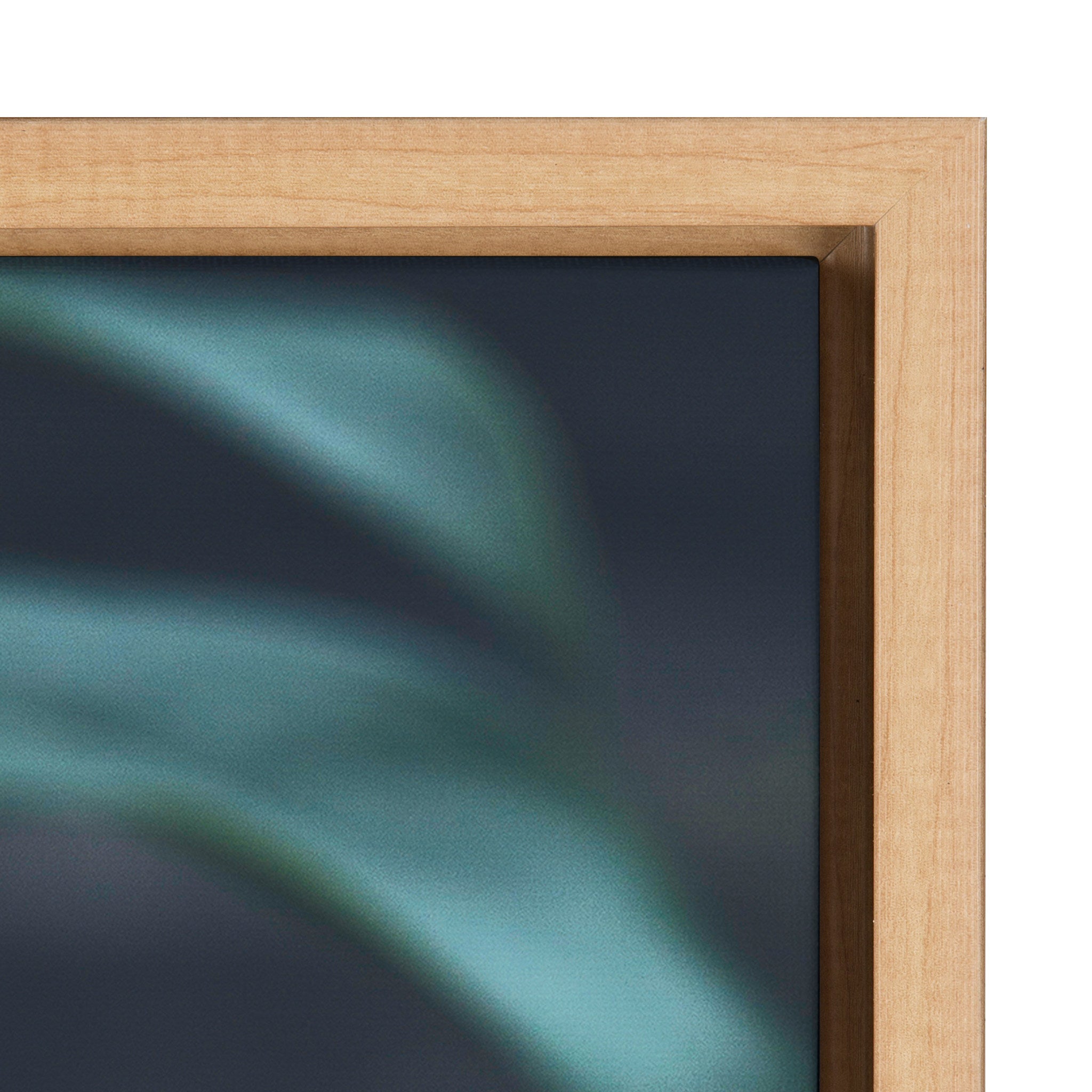 Sylvie Tropical Frond Framed Canvas by kateandlaurel - product image 3 for Resin Society