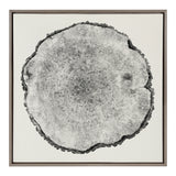 Sylvie Tree Rings Linen Framed Canvas by kateandlaurel - product image 2 for Resin Society