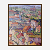 Italian Village Artist Enhanced Canvas Print by John Beard Collection - product image 7 for Resin Society