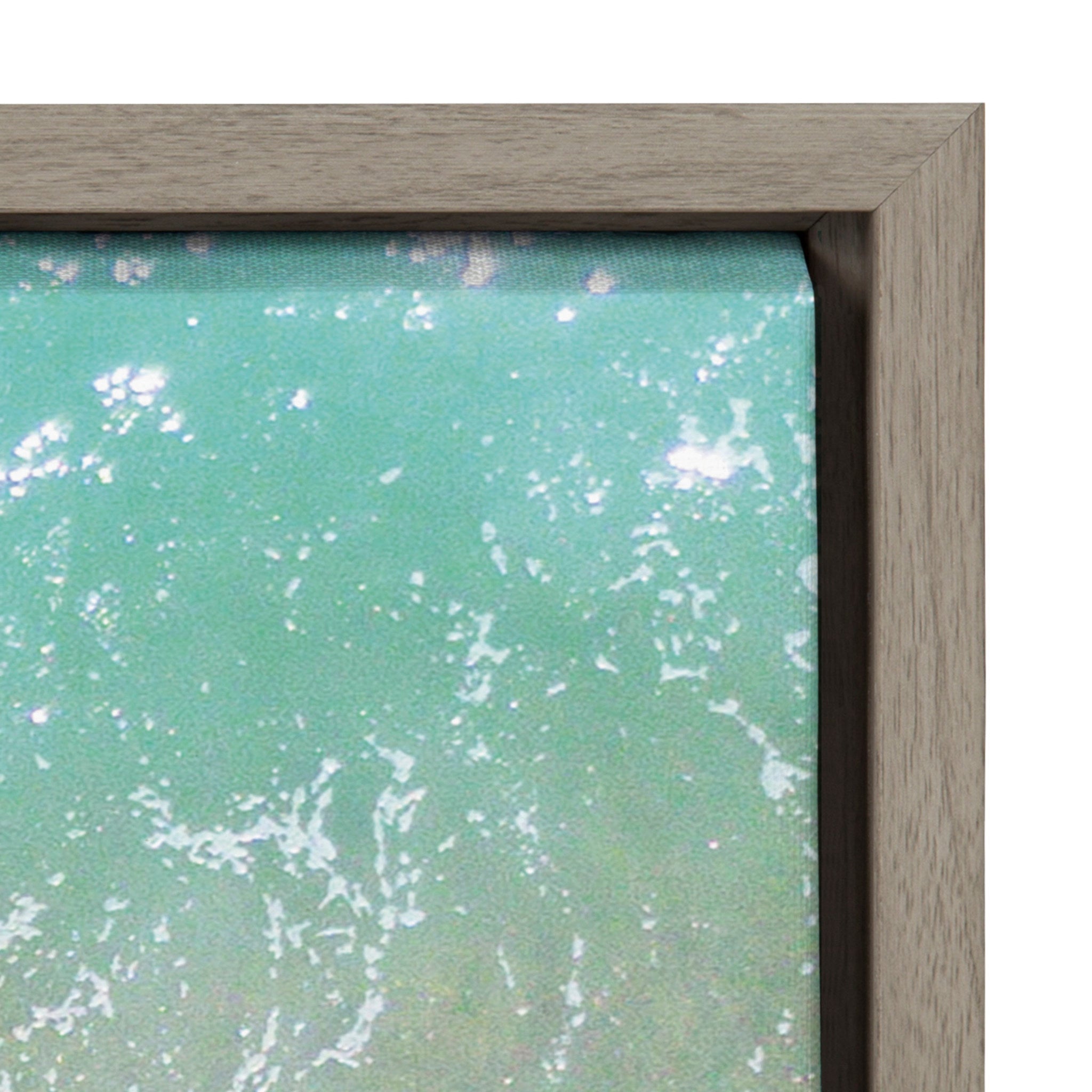 Sylvie Ocean Beach Fantasy Framed Canvas by The Creative Bunch Studio by kateandlaurel - product image 3 for Resin Society