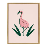 Sylvie Flamingo Watermelon Framed Canvas by kateandlaurel - product image 8 for Resin Society