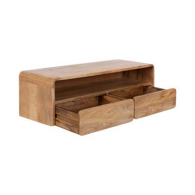 Kato Wood Floating Console Table
