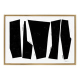 Sylvie Colliding Shapes Framed Canvas by kateandlaurel - product image 9 for Resin Society