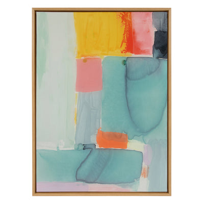 Sylvie United Colors II Framed Canvas by Amy Lighthall
