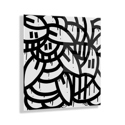 It Still Don't Matter if You're Black or White Floating Acrylic Art by kateandlaurel - product image 3 for Resin Society