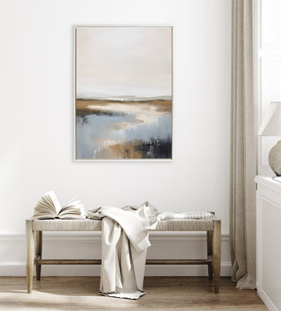Sylvie Beaded Idyllic Retreat Framed Canvas by Amy Lighthall