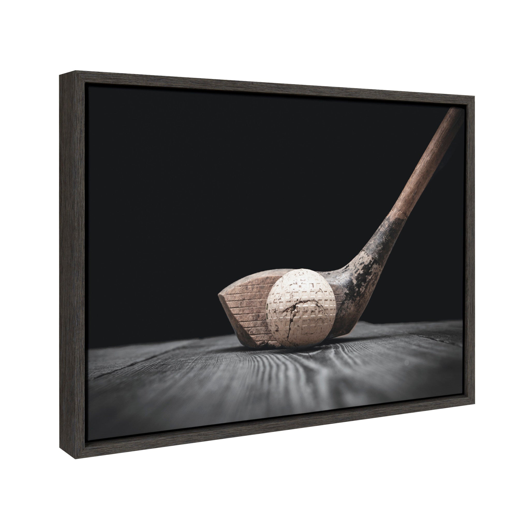 Sylvie Golf Club And Ball Framed Canvas by kateandlaurel - product image 2 for Resin Society