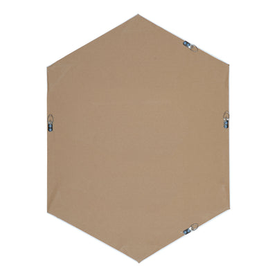 Rhodes Framed Hexagon Wall Mirror