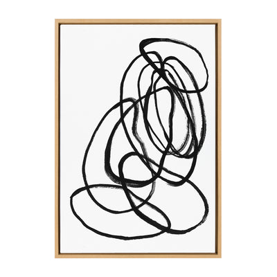 Sylvie Ring of Light 2 Framed Canvas by kateandlaurel - product image 3 for Resin Society