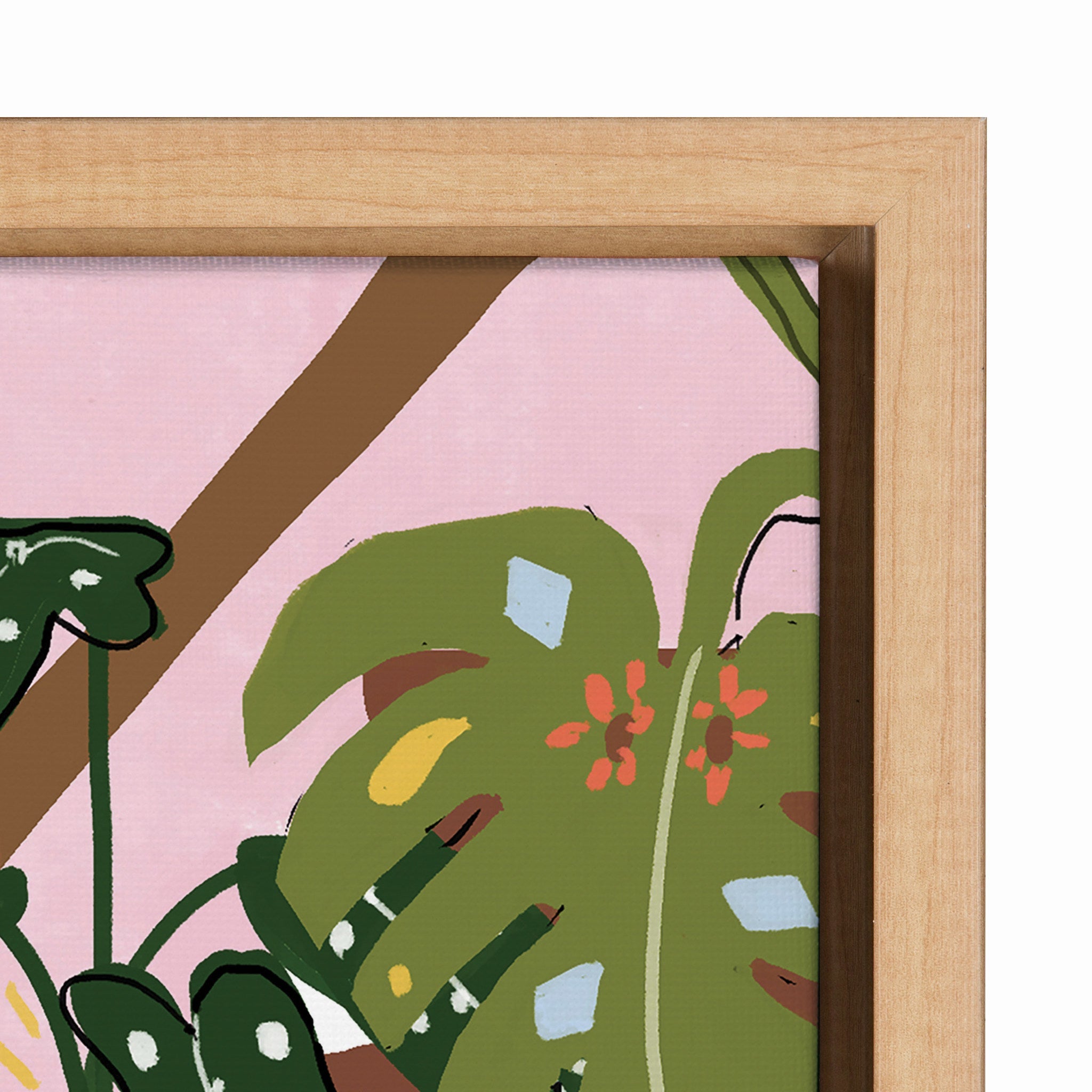 Sylvie Bohemian Stairs Framed Canvas by Alja Horvat by kateandlaurel - product image 3 for Resin Society