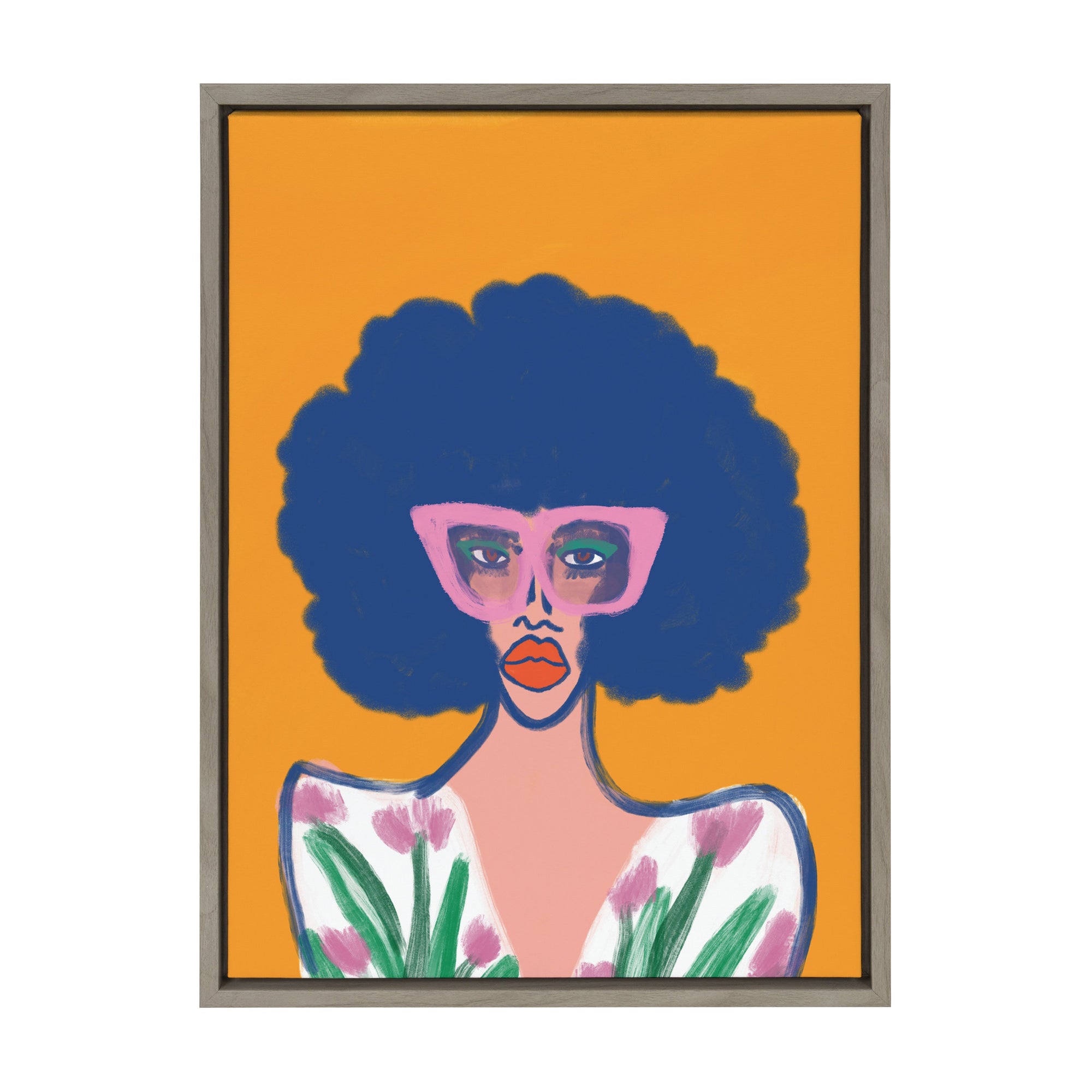 Sylvie Springtime Fierceness Framed Canvas by kateandlaurel - product image 10 for Resin Society