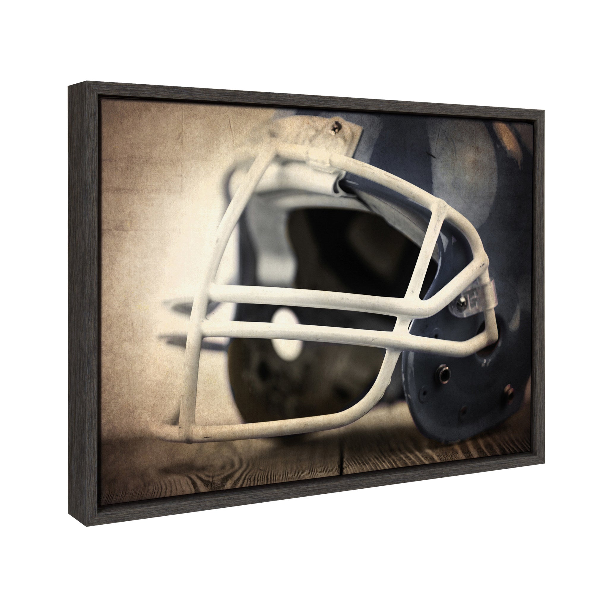 Sylvie Football Helmet Framed Canvas by kateandlaurel - product image 2 for Resin Society