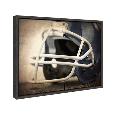 Sylvie Football Helmet Framed Canvas by kateandlaurel - product image 2 for Resin Society