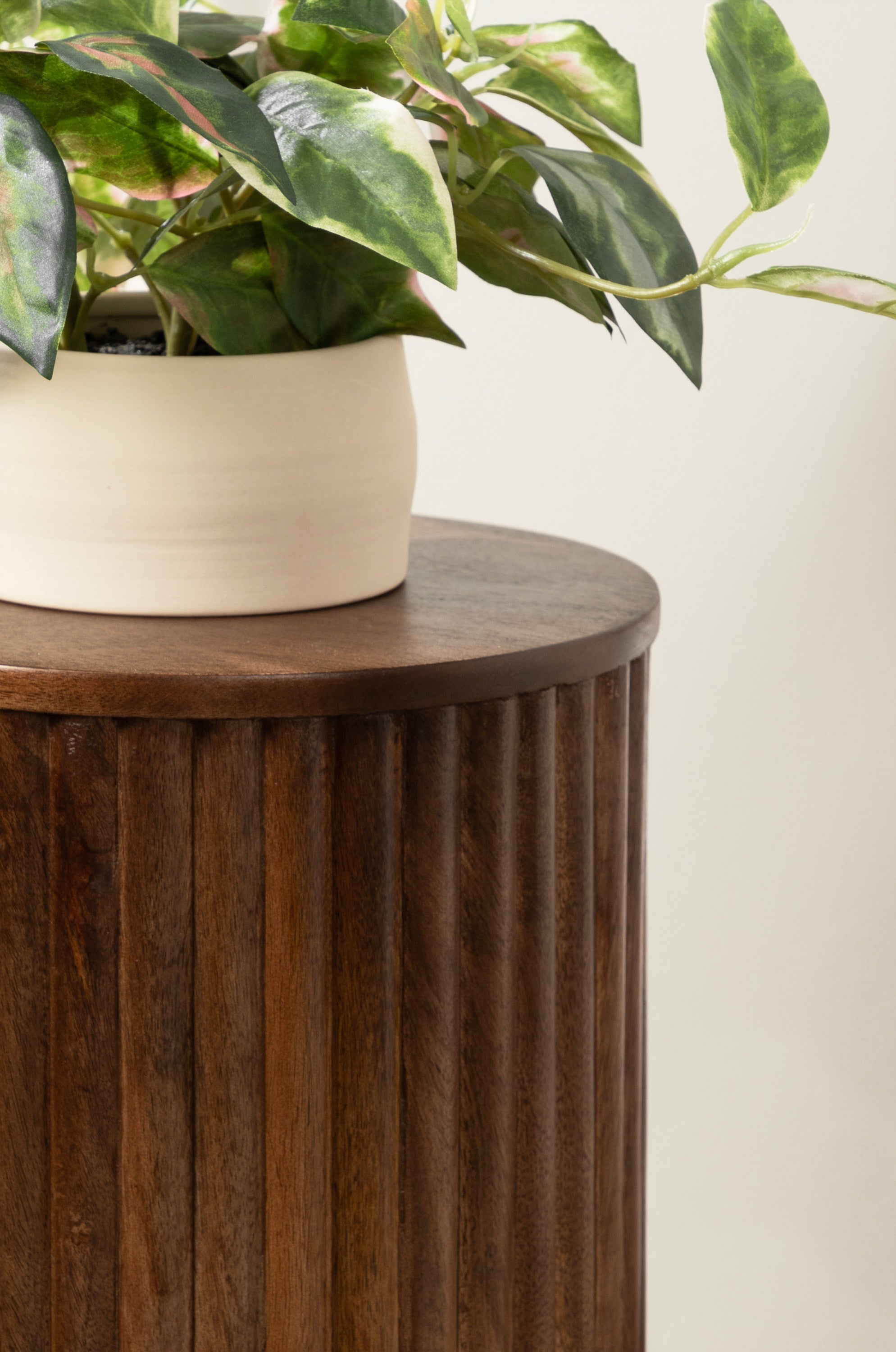 Reid Wood Drink Table