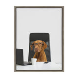 Sylvie I’m Diane. VP of Engineering Framed Canvas by kateandlaurel - product image 10 for Resin Society