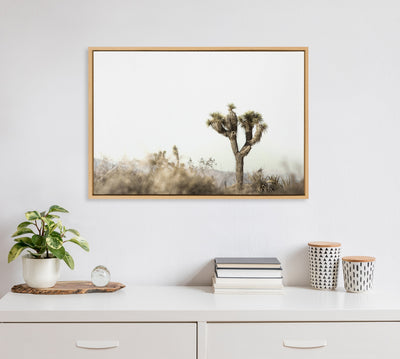 Sylvie Joshua Tree Landscape Framed Canvas by Saint and Sailor Studios