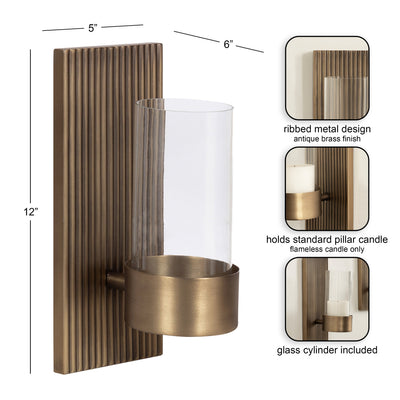 Rooks Metal Wall Sconce