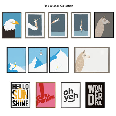 Sylvie Japandi 18 Framed Canvas by Rocket Jack by kateandlaurel - product image 6 for Resin Society