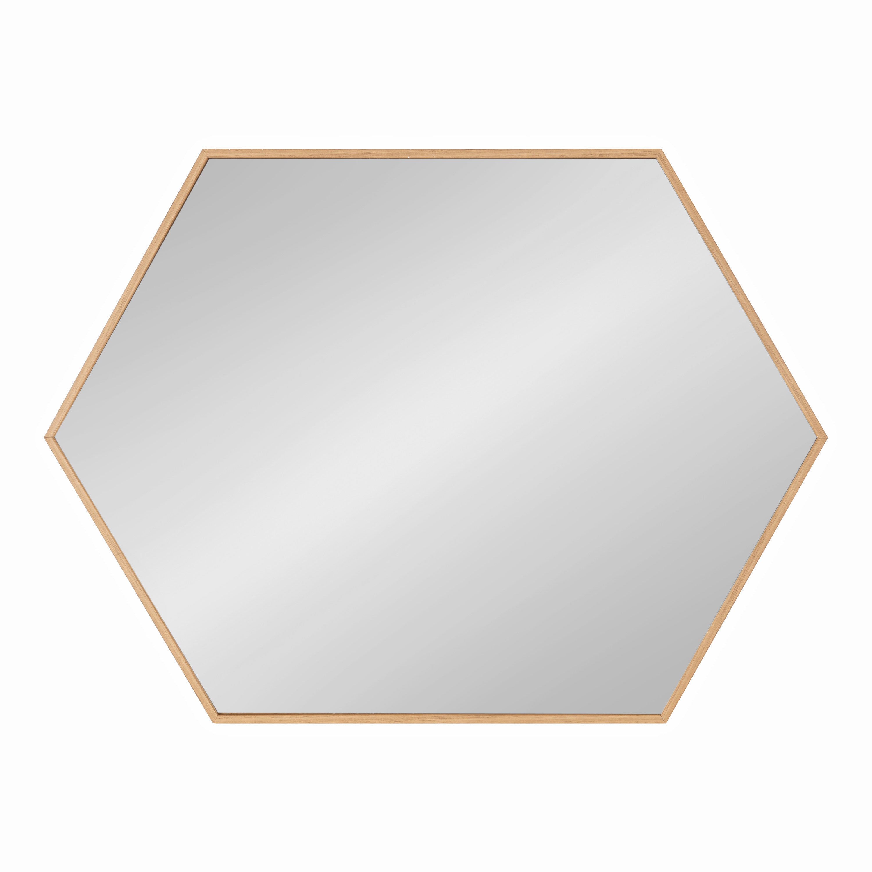 Rhodes Framed Hexagon Wall Mirror by kateandlaurel - product image 3 for Resin Society