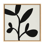 Sylvie Modern Botanical Neutral Abstract 2 Framed Canvas by kateandlaurel - product image 20 for Resin Society