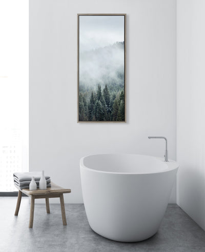 Sylvie Evergreen Dream Framed Canvas by kateandlaurel - product image 11 for Resin Society