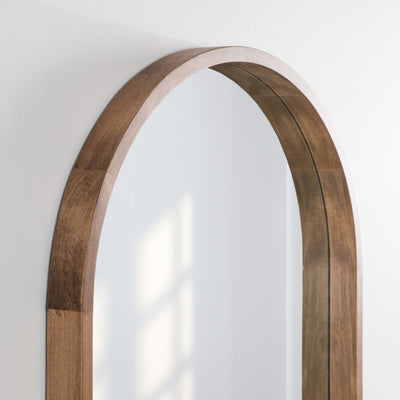 Hutton Wood Framed Capsule Mirror by kateandlaurel - product image 8 for Resin Society