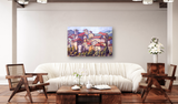 Jewel on the Hillside Artist Enhanced Canvas Print by John Beard Collection - product image 4 for Resin Society