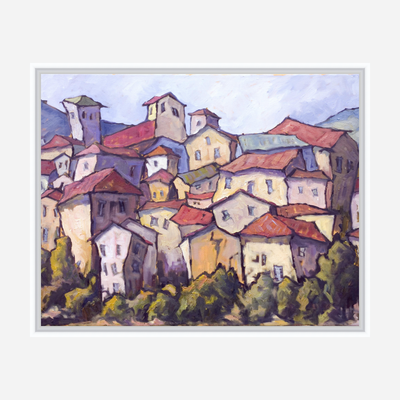 Jewel on the Hillside Artist Enhanced Canvas Print by John Beard Collection - product image 6 for Resin Society