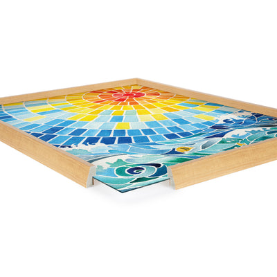 Blake Under the Hawaiian Sun Framed Printed Glass by kateandlaurel - product image 9 for Resin Society