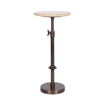 Engles Adjustable Marble Table and Plant Stand