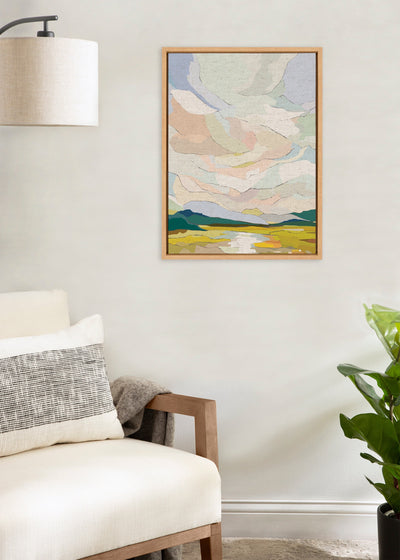 Sylvie Autumn Sky Framed Canvas by Nikita Jariwala