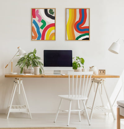 Sylvie It Depends on What You See Framed Canvas by Amber Vittoria