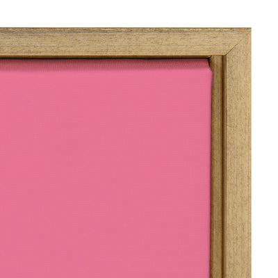Sylvie Pink Girl Power Framed Canvas By Rocket Jack by kateandlaurel - product image 3 for Resin Society