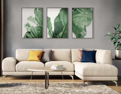 Sylvie Plant Study 6 Framed Canvas by kateandlaurel - product image 13 for Resin Society