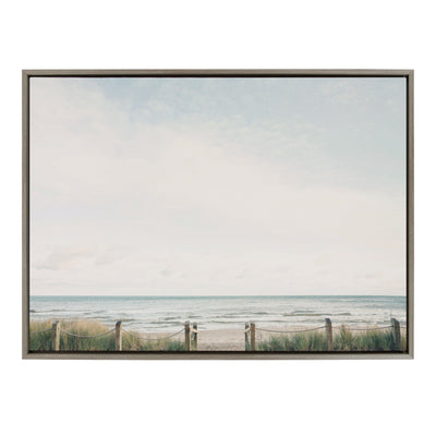 Sylvie Pale Sky Framed Canvas by Emiko and Mark Franzen of F2Images