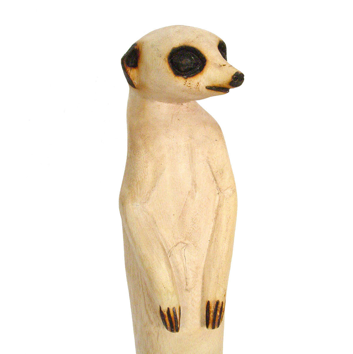 Adorable Hand Carved Standing Meerkat by Mbare Ltd - product image 5 for Resin Society