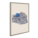 Sylvie Indigo Morning View Framed Canvas by Hannah Beisang by kateandlaurel - product image 2 for Resin Society