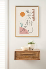 Sylvie Sunset Framed Canvas