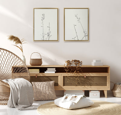 Sylvie Retro Tennessee Botanicals Framed Canvas by kateandlaurel - product image 5 for Resin Society