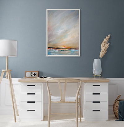 Sylvie Day's End Framed Canvas by Mary Sparrow