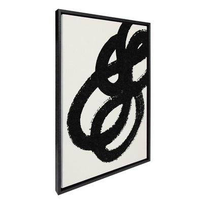 Sylvie Black Path, Follow the Path and This Way Framed Canvas by kateandlaurel - product image 2 for Resin Society