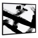 Sylvie Gesture I BW Framed Canvas by kateandlaurel - main product image for Resin Society